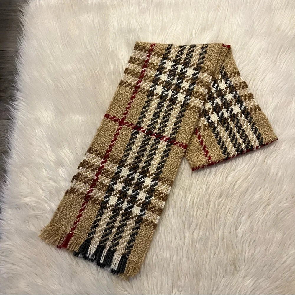 V. Fraas Plaid Scarf